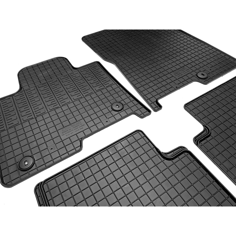 Rubber matten  Kia Sorento IV (MQ4) Hybrid 2020- (4-delig + montagesysteem)