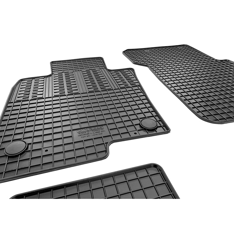 Rubber matten  Mercedes X-Klasse (W470) 2017-2020 (4-delig + montagesysteem)