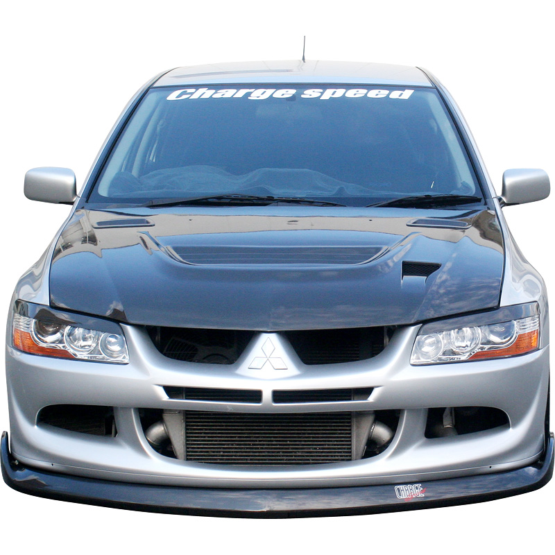 Chargespeed Voorspoiler  Mitsubishi Lancer EVO 8 CT9A BottomLine (FRP)