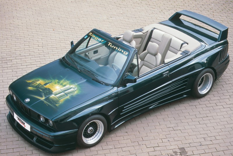 Voorschermen BMW E30 Breedversie ll Polyester Rieger