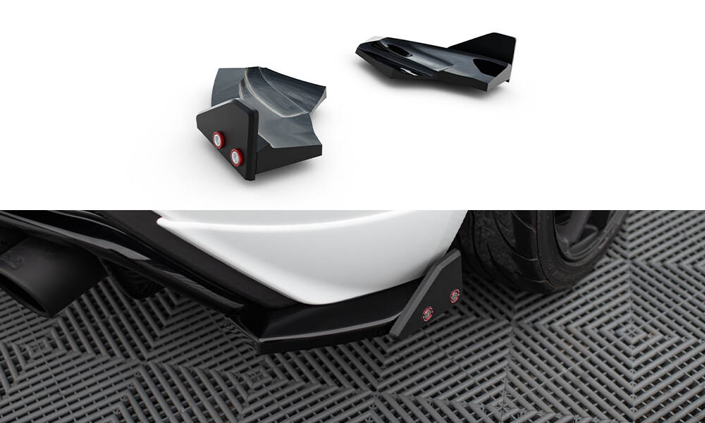 Achterzij Spoilers V.3 + Flaps Ford Fiesta ST MK7 Facelift