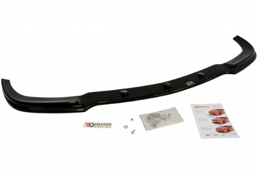 Voorspoiler Mercedes CLK W209 AMG Maxton Design glans zwart