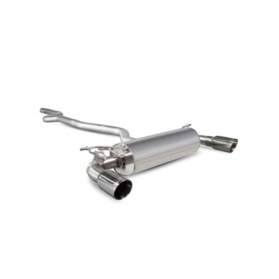 BMW 2 Series F22/23 M240i Non-GPF Model Non-res cat-back system with electronic valves Scorpion