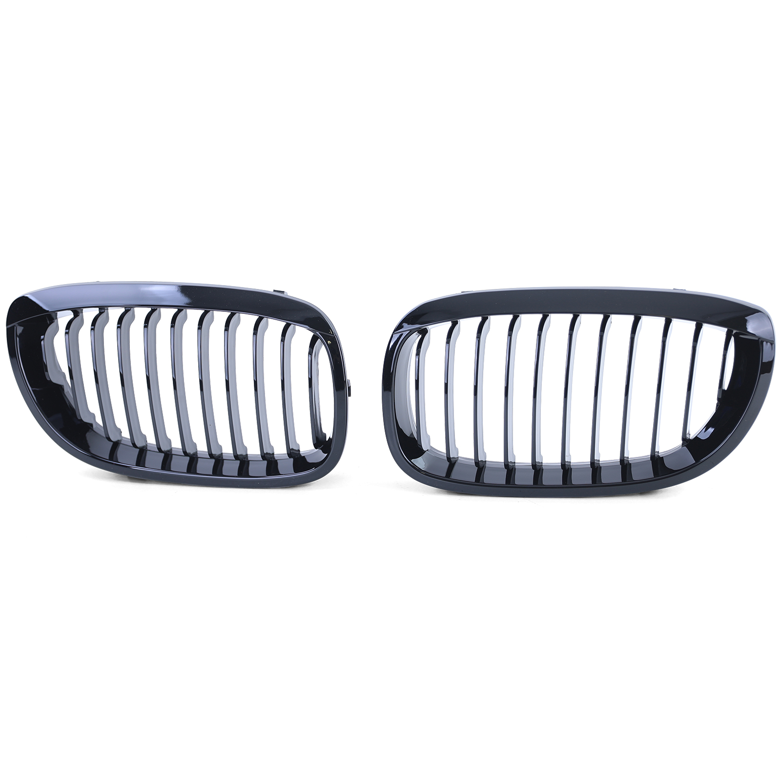 Grill Nieren BMW E46 coupe/cabrio 03-07 Glans Zwart