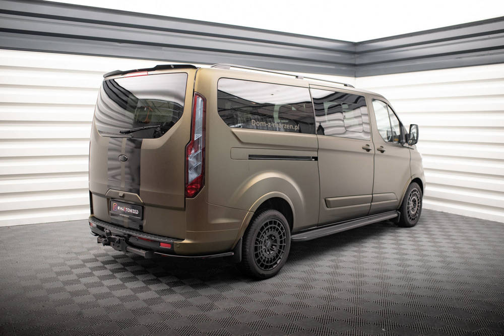 Zijdiffusers Ford Tourneo Custom Facelift 2018 - 2023  Maxton Glans Zwart