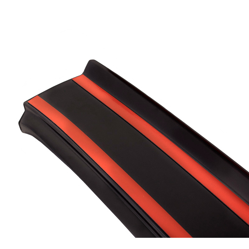 ABS Achterbumper beschermlijst  Ford Focus HB 5 deurs 2014-2018 Glanzend zwart