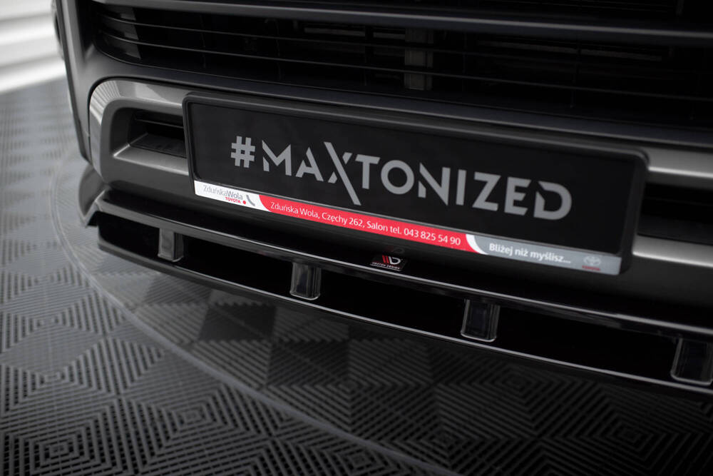 Voorspoiler Toyota Hilux Invincible Mk8 FL Maxton Glans Zwart
