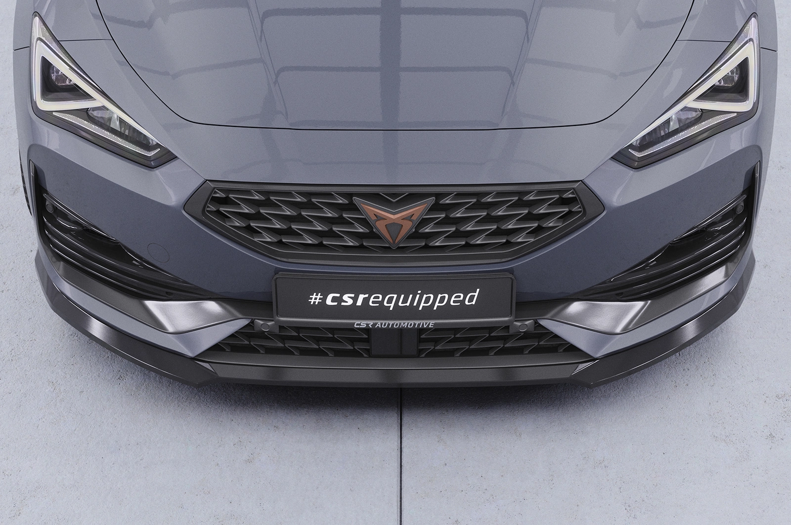 Voorspoiler Cupra Leon 4 (Typ KL) Glans Zwart van CSR Automotive (2020-)