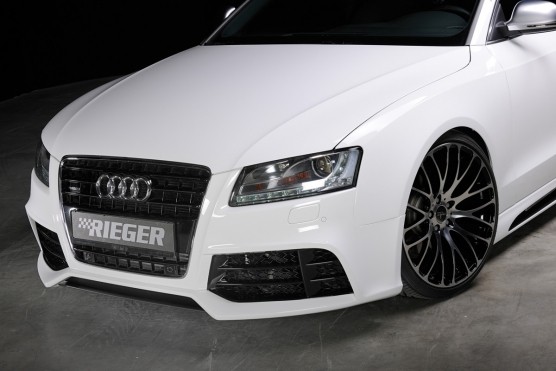 Voorbumper Audi A5 B8/B81 07-11 SRA+PDC Rieger