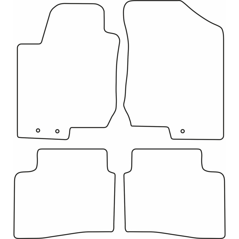Automatten  Kia Cee'd 2010-2012