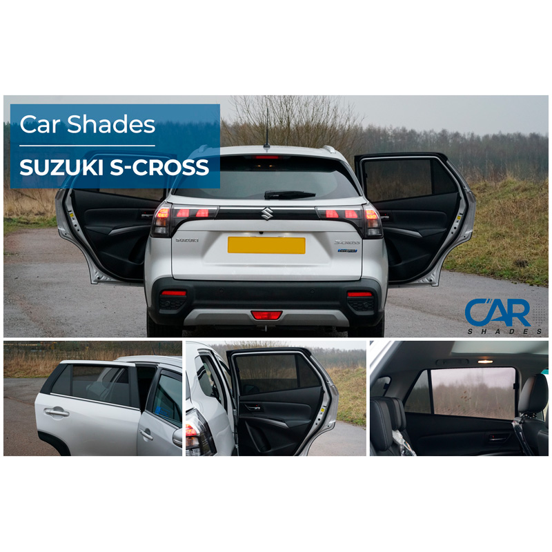 Set Car Shades (achterportieren)  Suzuki S-Cross 5 deurs 2022- (2-delig)