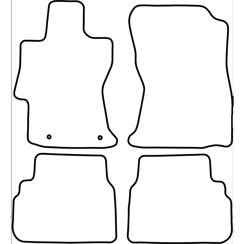 Automatten  Subaru XV II 2017-