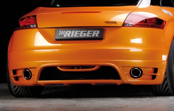 Achterbumper Diffusor Audi TT 09.06- Rieger