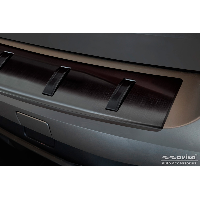 Zwart RVS Achterbumperprotector  BMW X5 (G05) M-Sport 2018- 'STRONG EDITION'