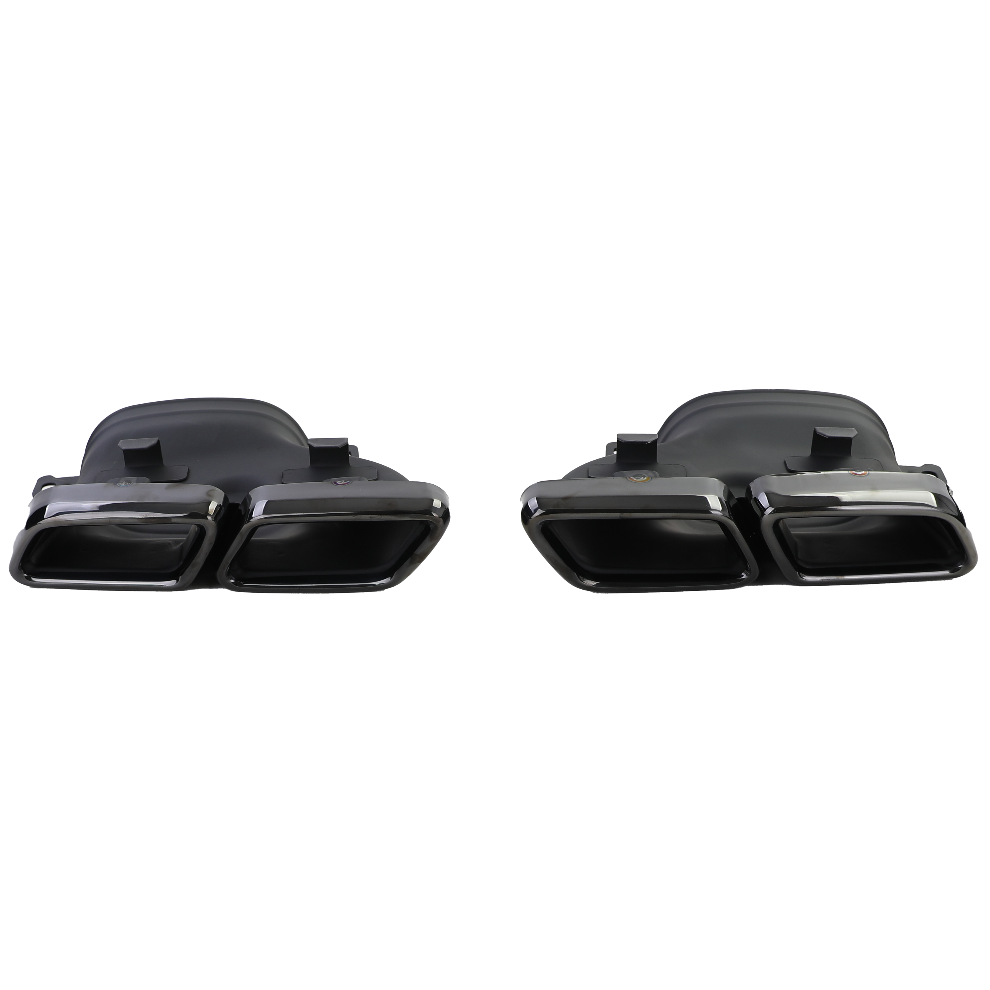 Achterbumper Diffusor Mercedes W205 C-Klasse C63 Design Glans Zwart
