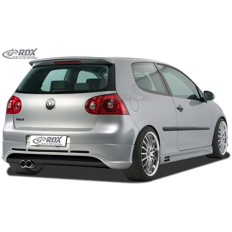 Achterskirt  Volkswagen Golf V GTI/R Hatchback 3/5-deurs 2003-2008 (uitlaat links) excl. Variant/Plus (ABS)