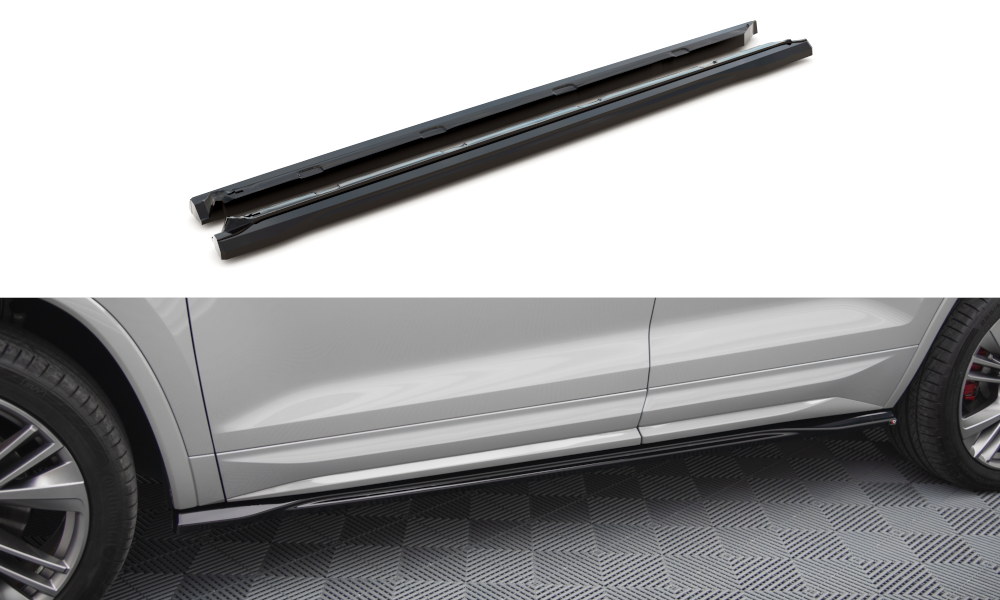 Zijskirts Skoda Kodiaq RS FL Maxton Glans Zwart