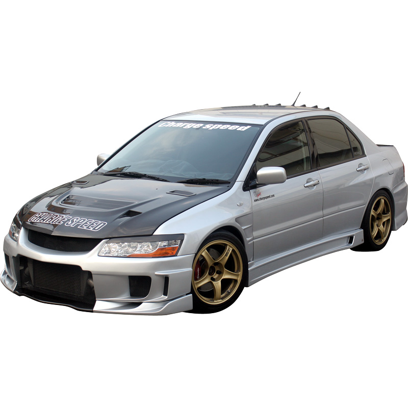 Chargespeed Voorbumper  Mitsubishi Lancer EVO 8/9 CT9A Type2 (FRP)