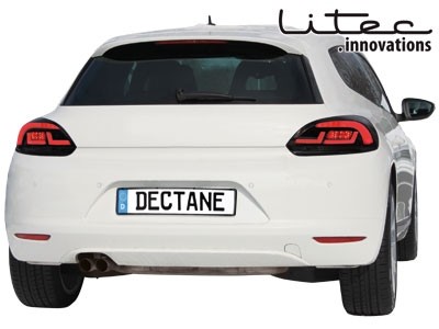 Achterlichten Cardna VW Scirocco 08-14 LED Dyna rood/smoke