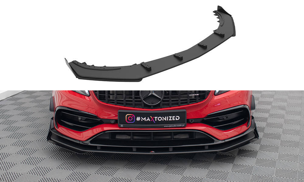 Voorspoiler met Canards Mercedes A45 AMG Aero Pack W176 FL Maxton Street Pro