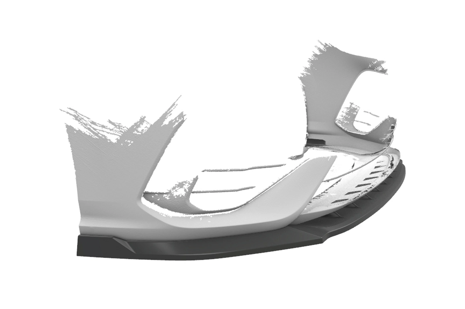 Achterspoiler Opel Corsa F glans zwart 2019–