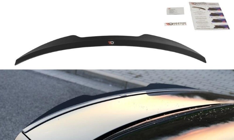 Spoilerkap Audi S4 B8 FL Sedan Glanzend Zwart Maxton