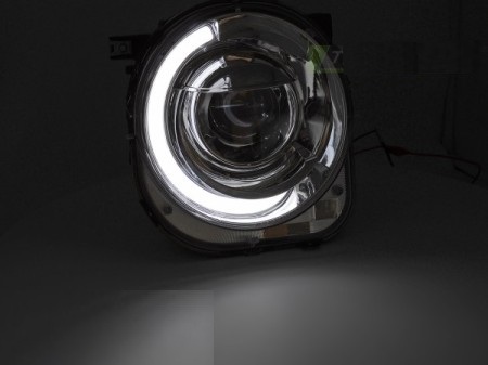Koplampen Jeep Renegade 2014- Tube Chrome