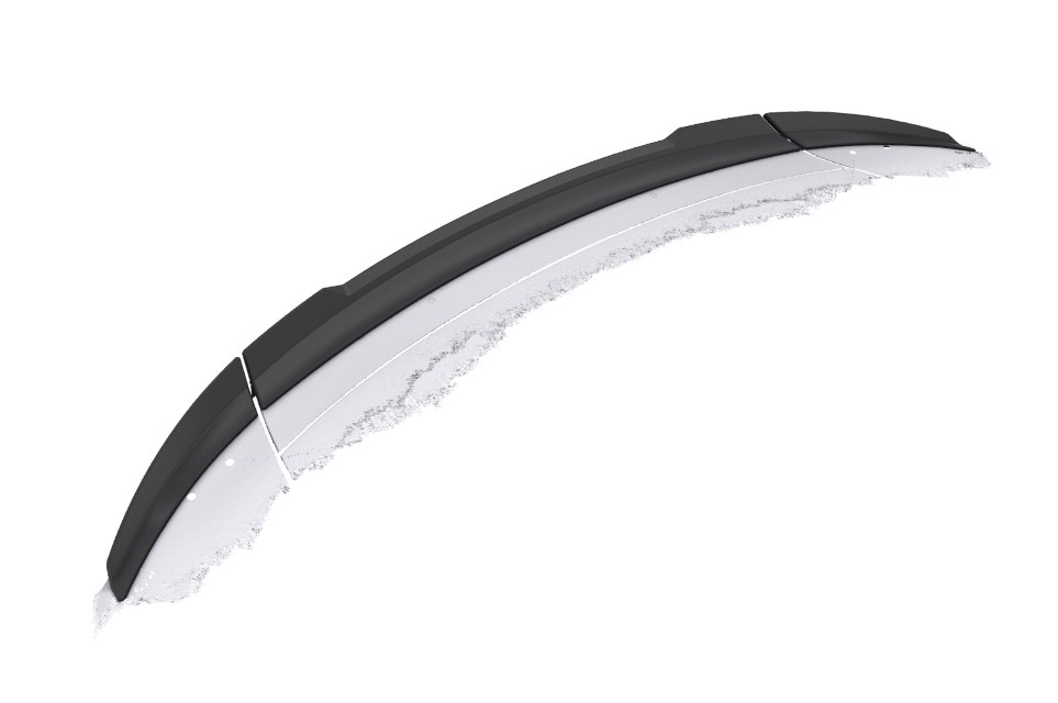 Achterklep Spoiler Audi R8 (4S) Spyder Glans Zwart