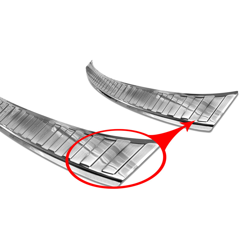 RVS Achterbumperprotector  Renault Clio E HB 5-deurs 2019- Incl. Facelift 'Ribs'