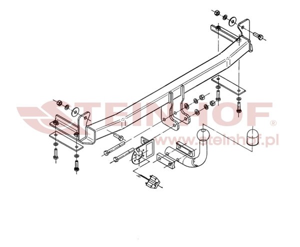 Trekhaak Seat Cordoba 4D 09/1999-12/2002