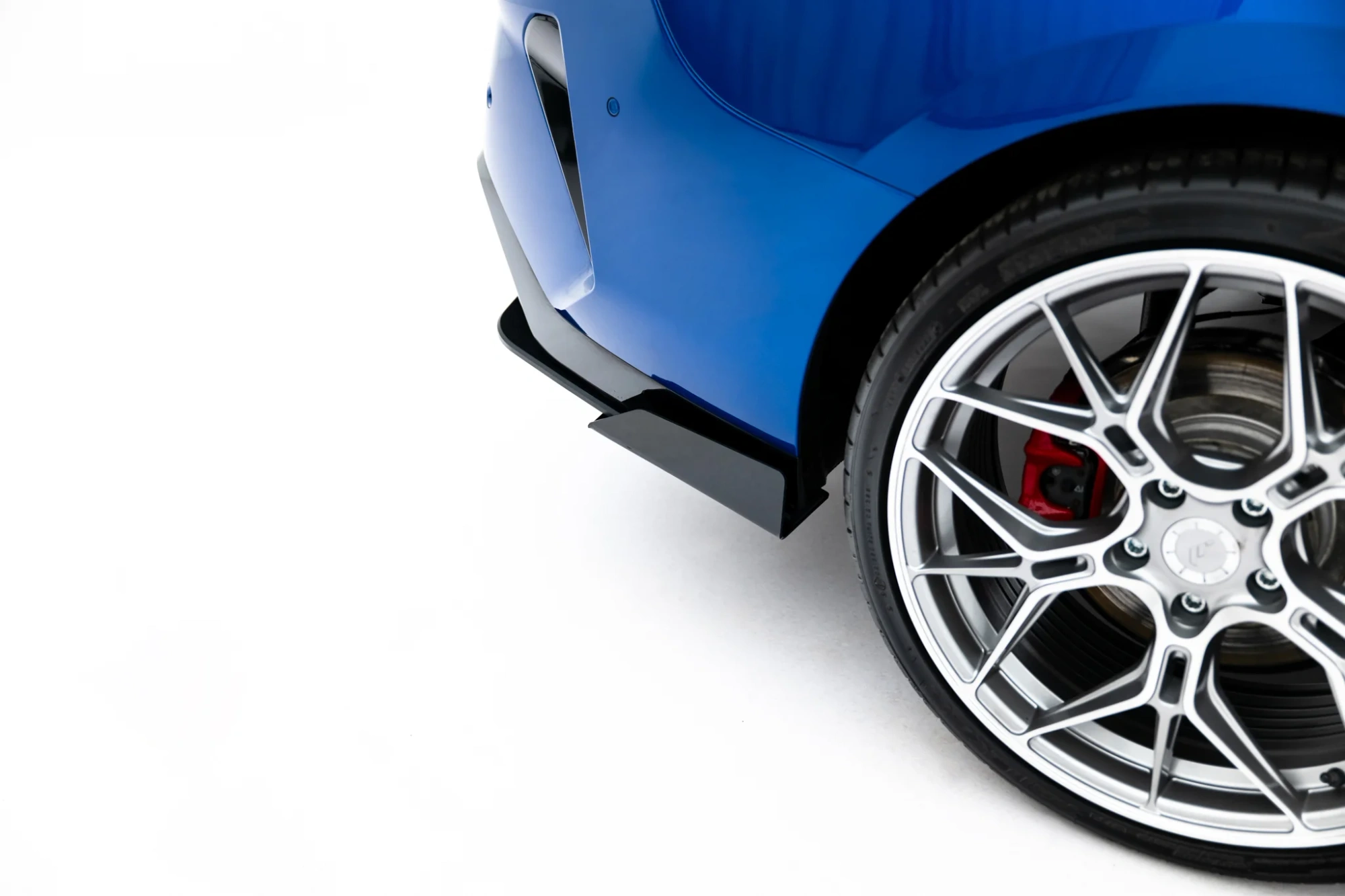 Achterdiffuser + Flaps BMW 2 M-Pack Gran Coupé F74 Glanzend Zwart
