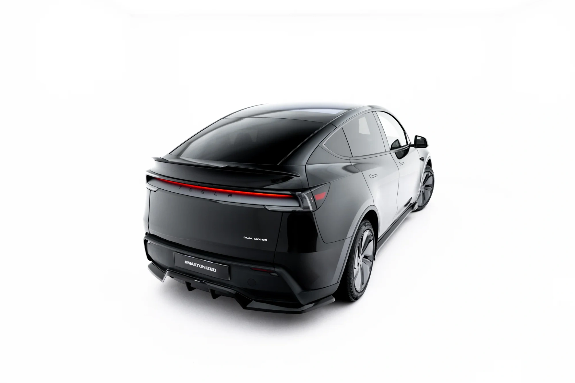 Spoiler Cap Tesla Model Y Premium Mk1 Facelift Maxton Glans Zwart