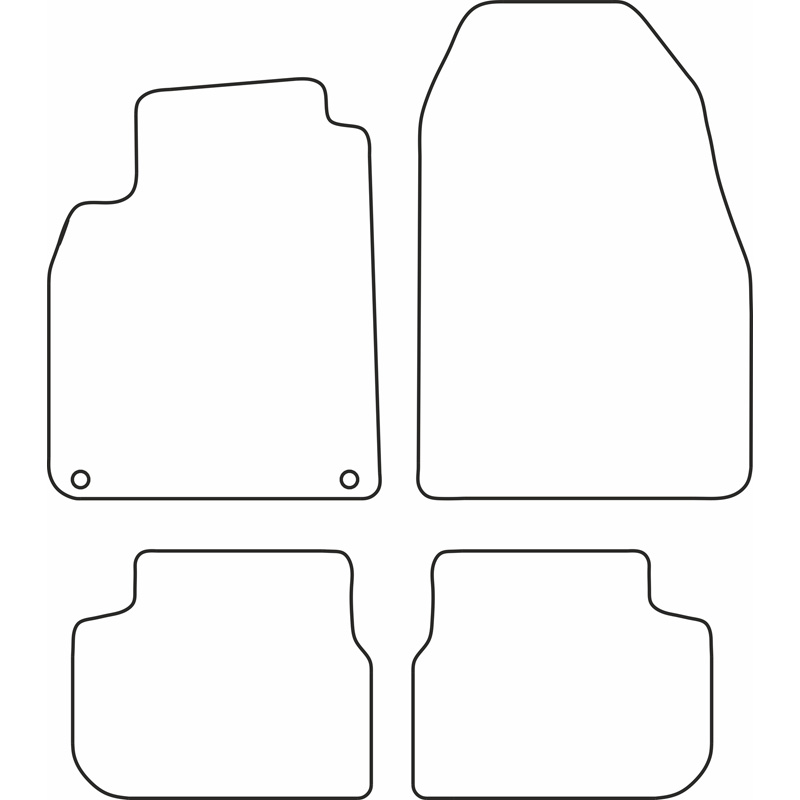 Automatten Velours  Saab 9-3 cabrio 2002-2008