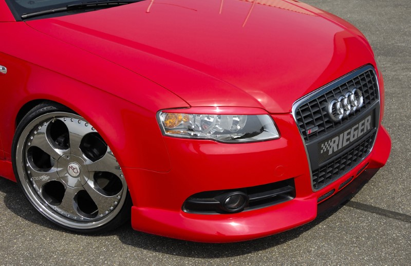 Voorspoiler zonder 3 extra air-intakes Audi A4 8E B7 11.04 Rieger