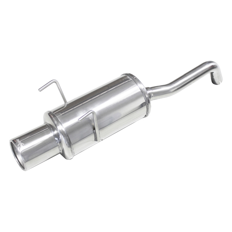 100% RVS Sportuitlaat  Fiat Panda 1.4 16v (100pk) 2007- 102mm