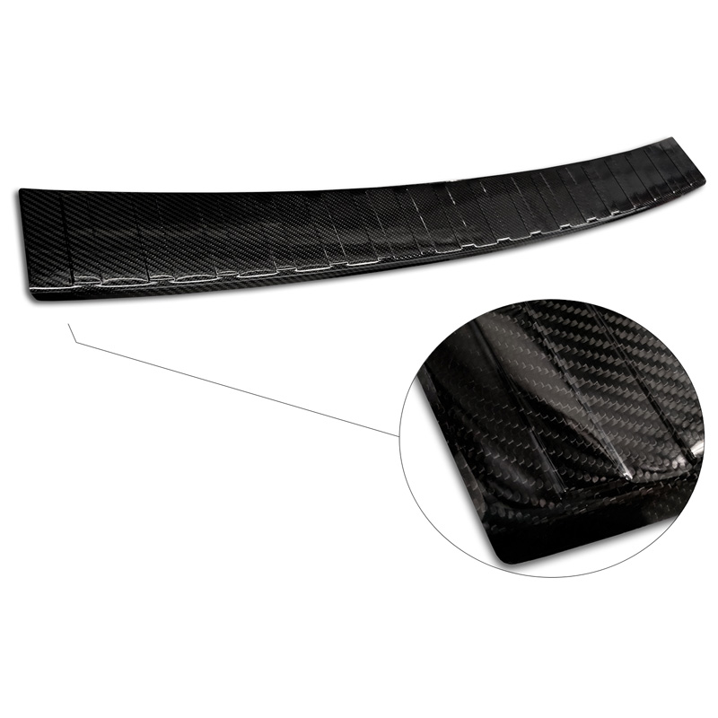 Echt 3D Carbon Achterbumperprotector  Peugeot Traveller 2016- 'Ribs'