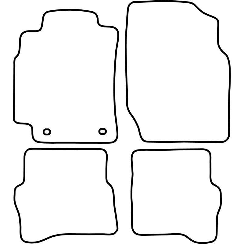 Automatten Velours  Nissan Almera 5 deurs 2000-2007
