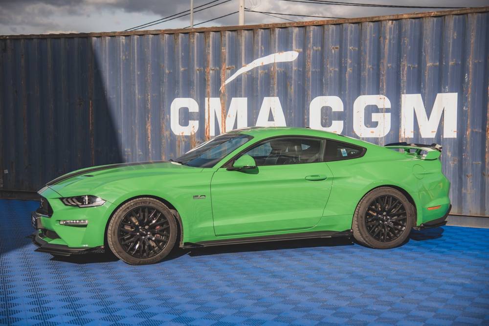 Street Pro Zijskirts met Canards V.1 Ford Mustang GT MK5 FL Maxton