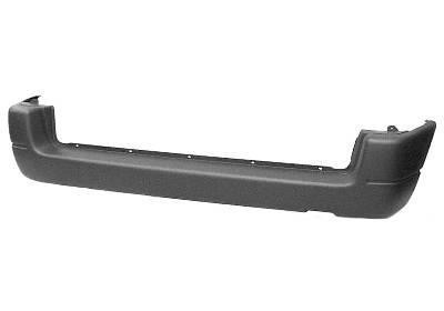 achterbumper, zwart Peugeot Partner, 1996-2002