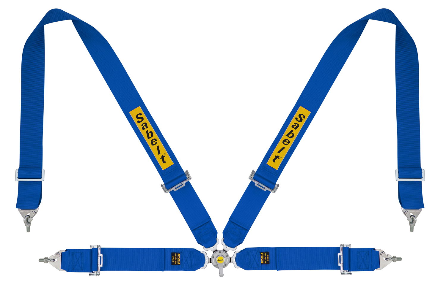 Sabelt Gordel 4 Punts Saloon Steel Blauw 3 Inch FIA