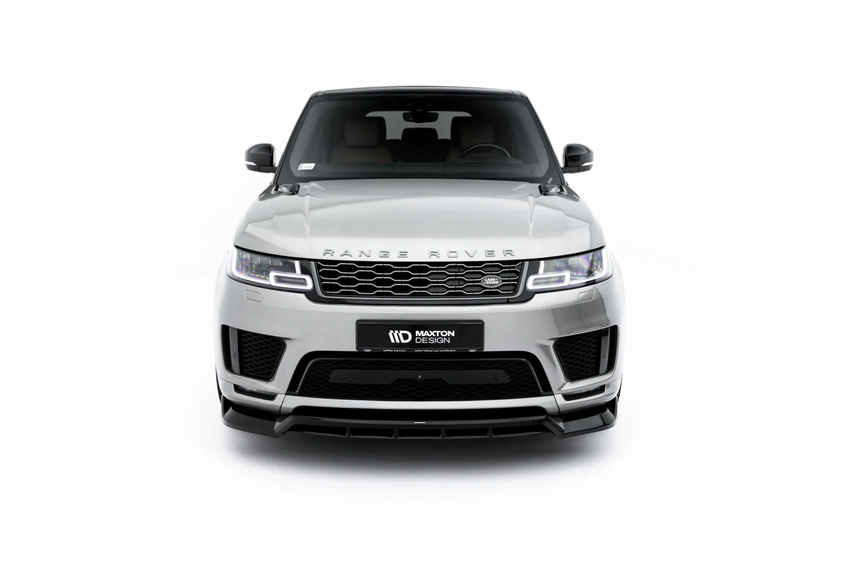 Voorspoiler Land Rover Range Rover Sport MK2 Maxton Glanzend zwart