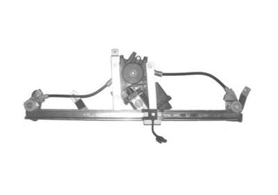 raammechanisme, 4/5 drs, incl motor, voor, rechts Renault Scenic