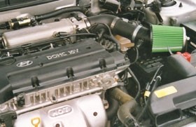 GREEN kit Hyundai Coupe 2.0i 16V 102kw (RD) met luchtmeter