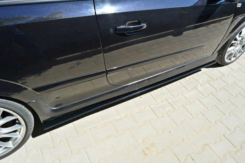 Zijskirts Opel Astra H OPC/VXR Maxton Design glans zwart