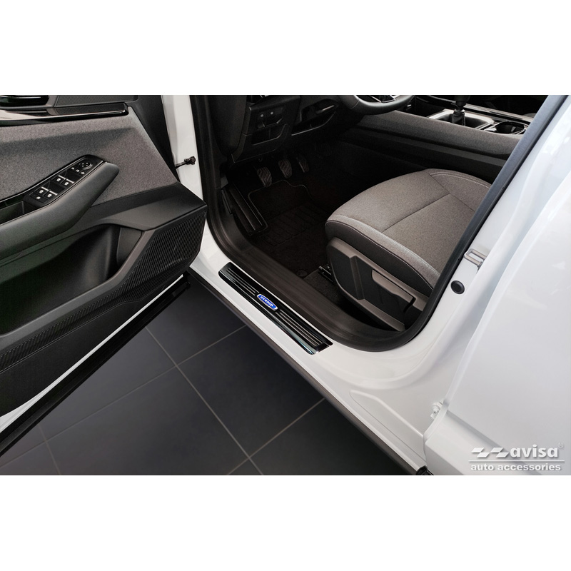Zwart RVS Instaplijsten  Renault Austral (RHN) 2022- 'Hybrid' - 2-delig