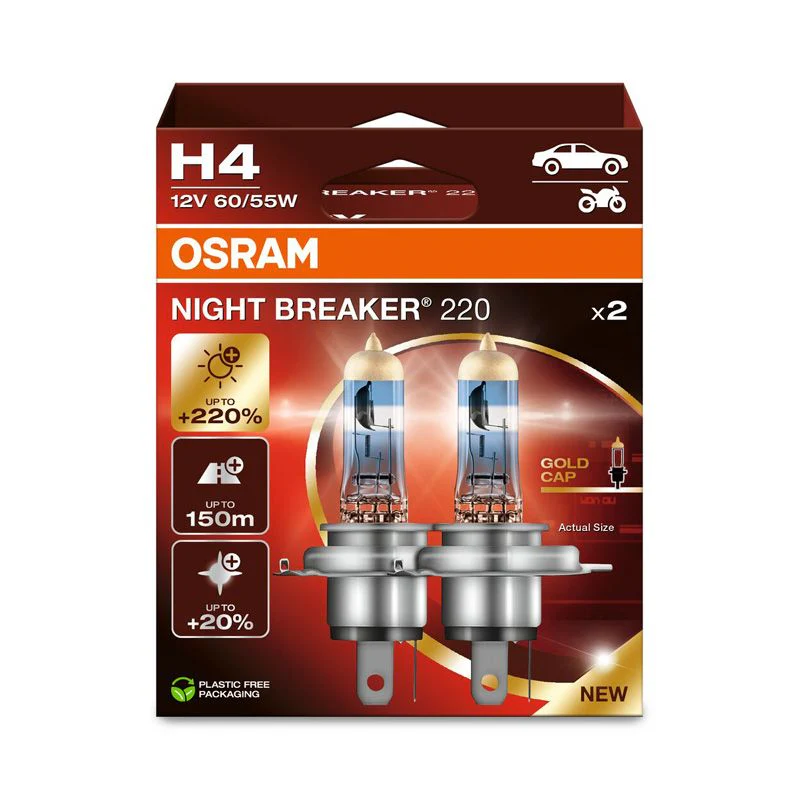 Osram Night Breaker Laser 220 H4 2pcs