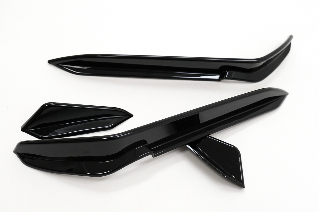 Canards VW Golf 7 R 17-20 Glans Zwart