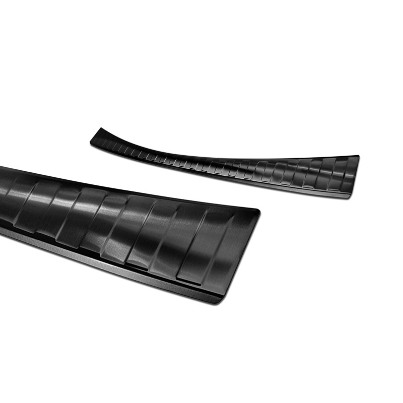 Zwart RVS Achterbumperprotector  Mitsubishi ASX Facelift 2019- 'Ribs'