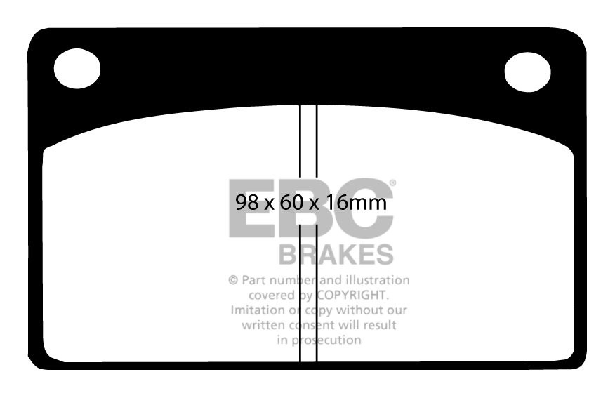 EBC Brakes VOLVO 240 1.9 Turbo 82-84 Remblokken voorzijde