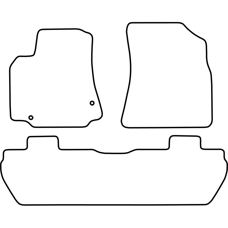 Automatten  Peugeot Partner Tepee 2008-2012 & 2012-